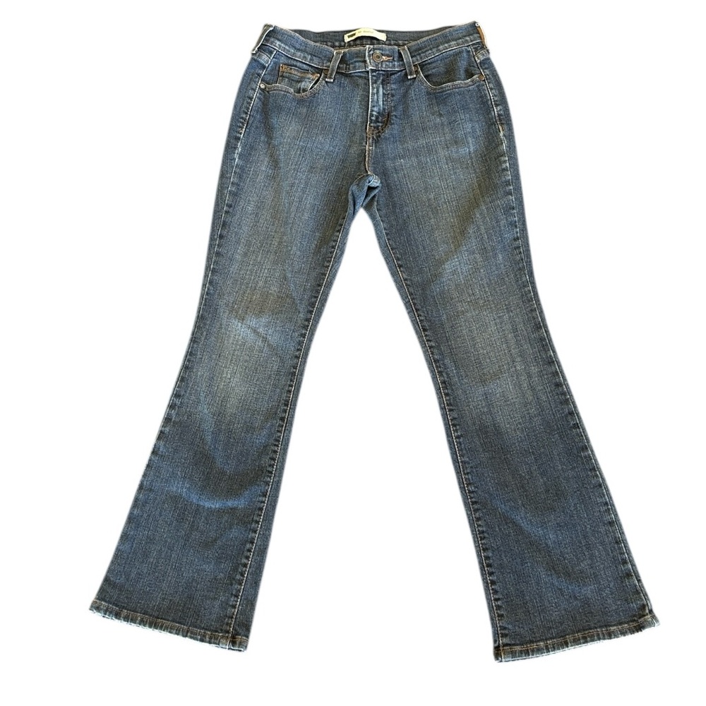 Levi's 515 Cropped Ankle Bootcut Blue Jeans‎ Size 28